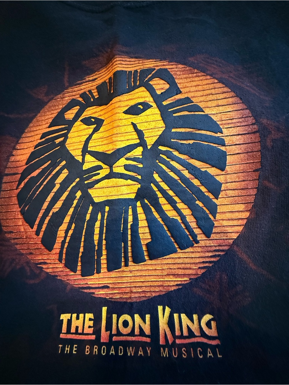 Disney Lion King Broadway Musical T-Shirt circa 2004.